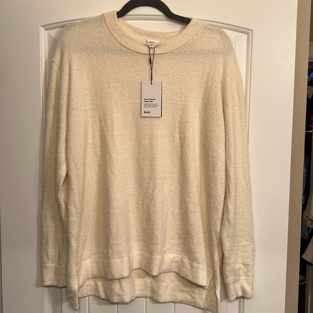 NWT Knix Cozzzy Crew Top Size L